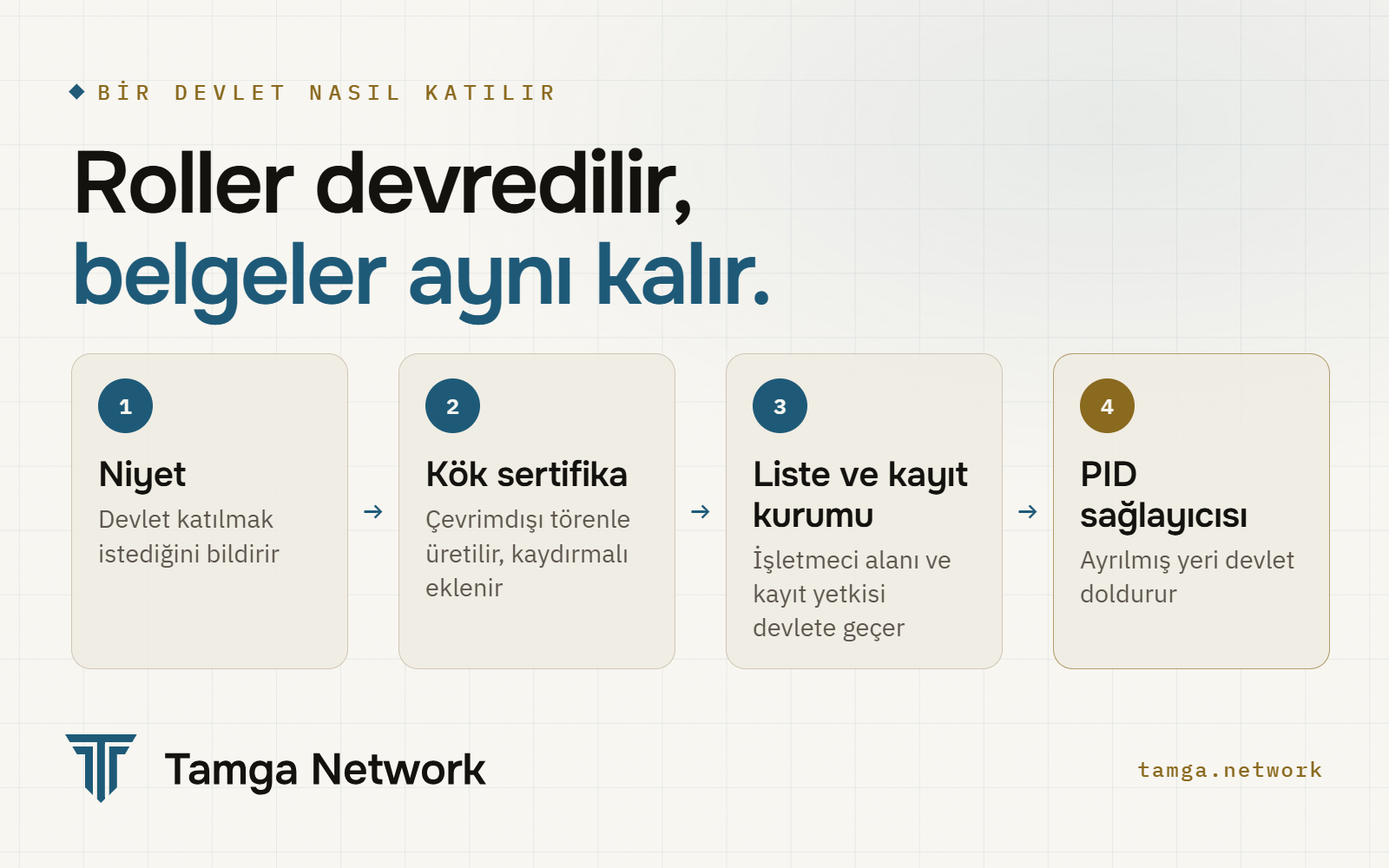 Bir devletin rollerini devraldığı adımlar